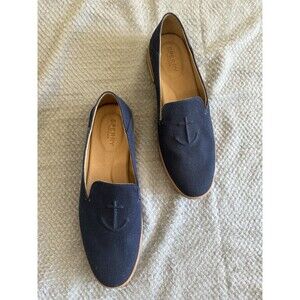 Sperry Top-Sider Women anchor Loafer Size 9.5 navy blue